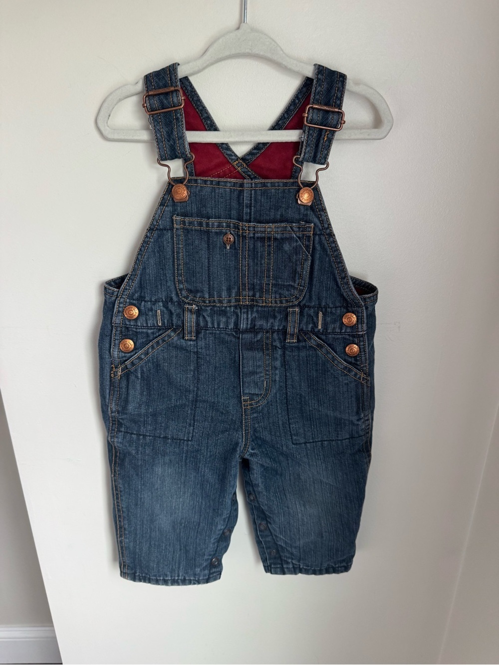 Vintage Gap Denim Overalls Size 6-12M